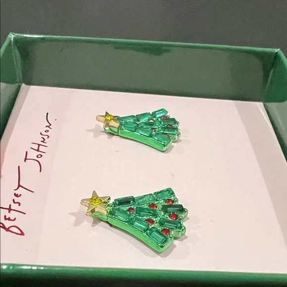 Betsey Johnson | Festive Christmas Tree Earrings 🎄 - Picture 6 of 8